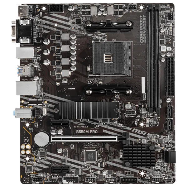 Материнская плата MSI B550M PRO mATX/ AMD B550 photo 1