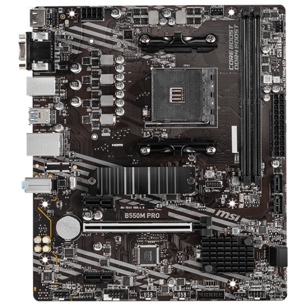 Материнская плата MSI B550M PRO mATX/ AMD B550 photo 1
