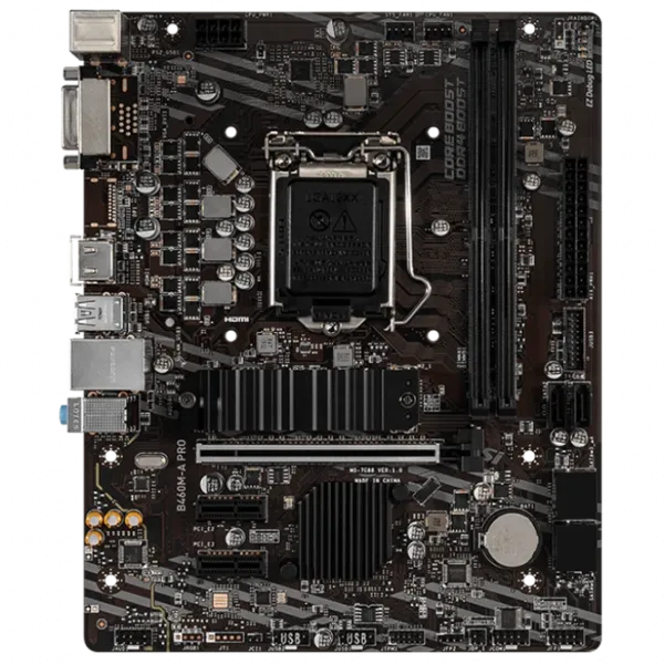 Материнская плата MSI B460M-A PRO mATX/ Intel B460 photo 1