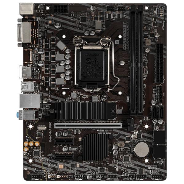 Материнская плата MSI B460M-A PRO mATX/ Intel B460 photo 1