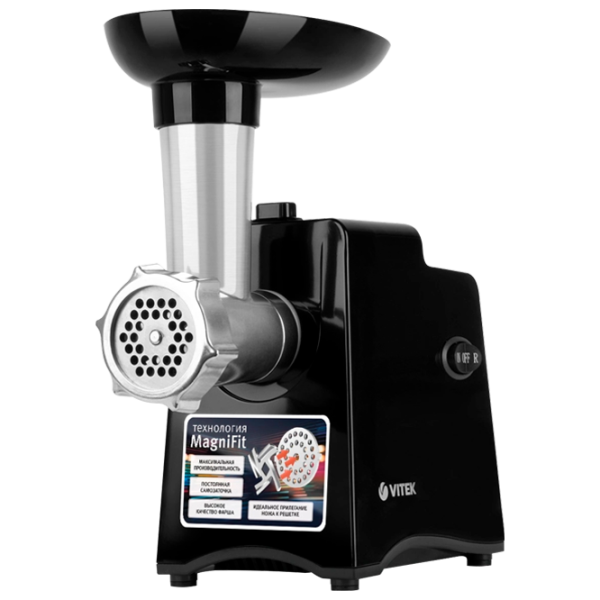 Mașină de tocat carne Vitek VT-3644 2000 W/ 1.8 kg/ min/ Black photo 1