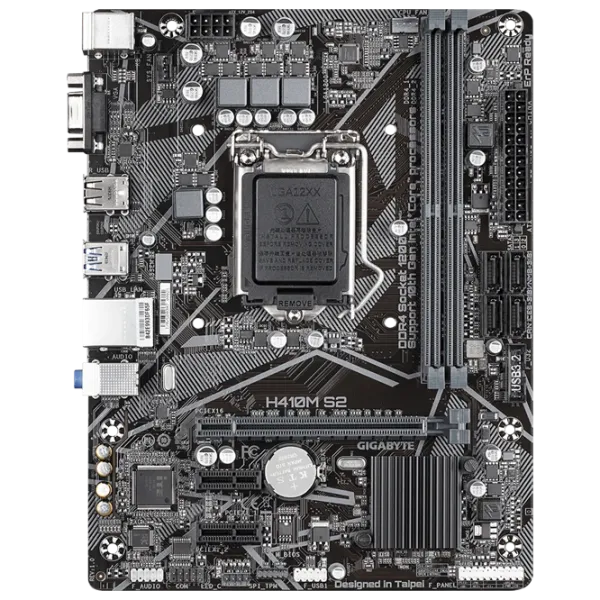 Placă de bază Gigabyte H410M S2 1.0 mATX/ Intel H410 photo 1
