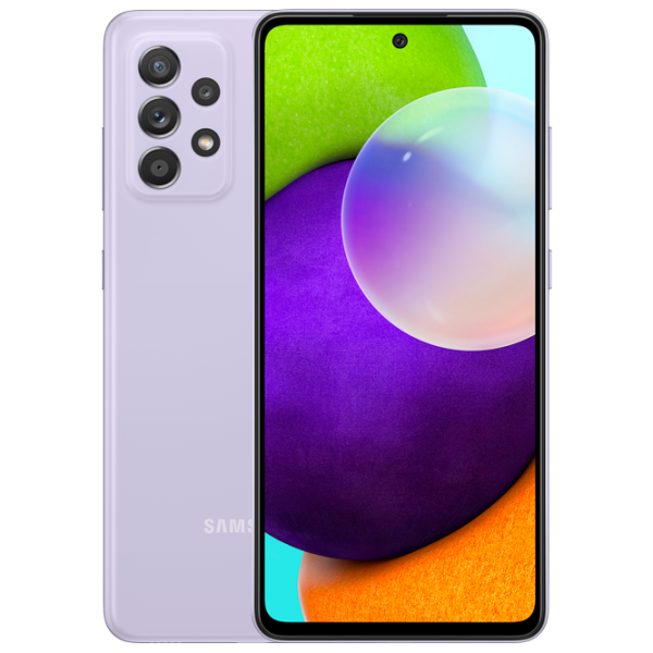 Samsung Galaxy A52 8 ГБ/ 256 ГБ/ Dual SIM/ Фиолетовый Светлый photo 1 Samsung Galaxy A52 8 ГБ/ 256 ГБ/ Dual SIM/ Фиолетовый Светлый photo 1