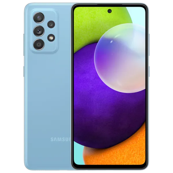 Samsung Galaxy A52 4 GB/ 128 GB/ Dual SIM/ Blue Light photo 1 Samsung Galaxy A52 4 GB/ 128 GB/ Dual SIM/ Blue Light photo 1
