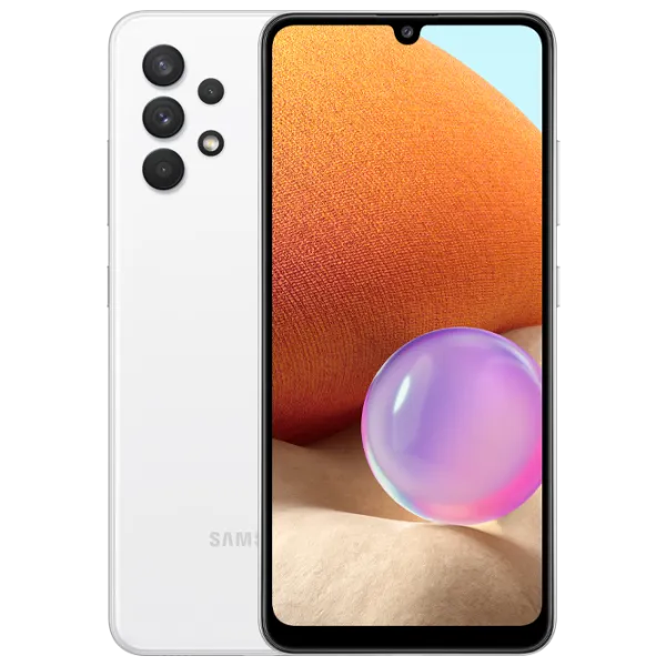 Samsung Galaxy A32 4 ГБ/ 128 ГБ/ Dual SIM/ Белый Потрясающий photo 1 Samsung Galaxy A32 4 ГБ/ 128 ГБ/ Dual SIM/ Белый Потрясающий photo 1