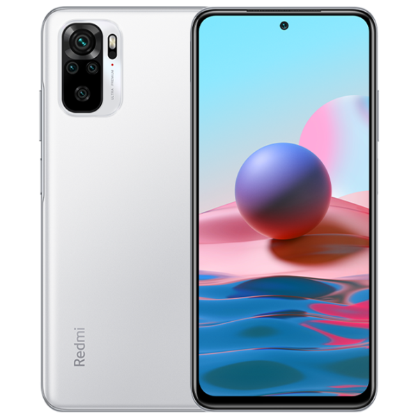 Xiaomi Redmi Note 10 4 ГБ/ 64 ГБ/ Dual SIM/ Белый Pebble photo 1 Xiaomi Redmi Note 10 4 ГБ/ 64 ГБ/ Dual SIM/ Белый Pebble photo 1