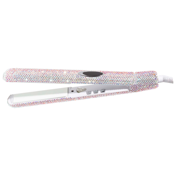 Placă de îndreptat părul PYT Swarovski 150 W/ Crystal White photo 1