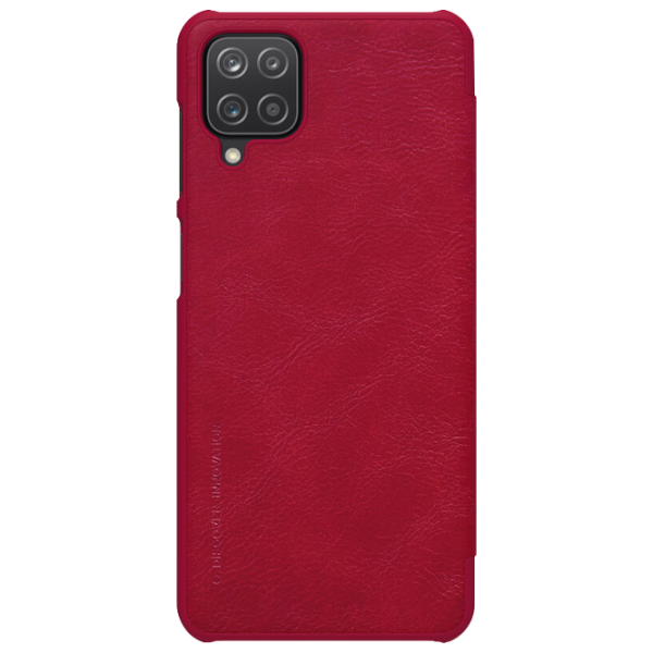 Husă pentru smartphone Samsung Galaxy A12 Nillkin/ Flip Cover/ Piele/ Red photo 1