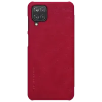 Husă pentru smartphone Samsung Galaxy A12 Nillkin/ Flip Cover/ Piele/ Red