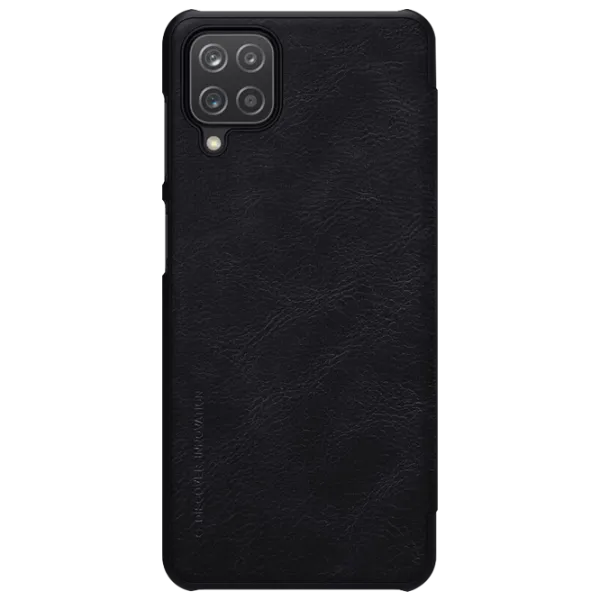 Husă pentru smartphone Samsung Galaxy A12 Nillkin/ Flip Cover/ Piele/ Black photo 1