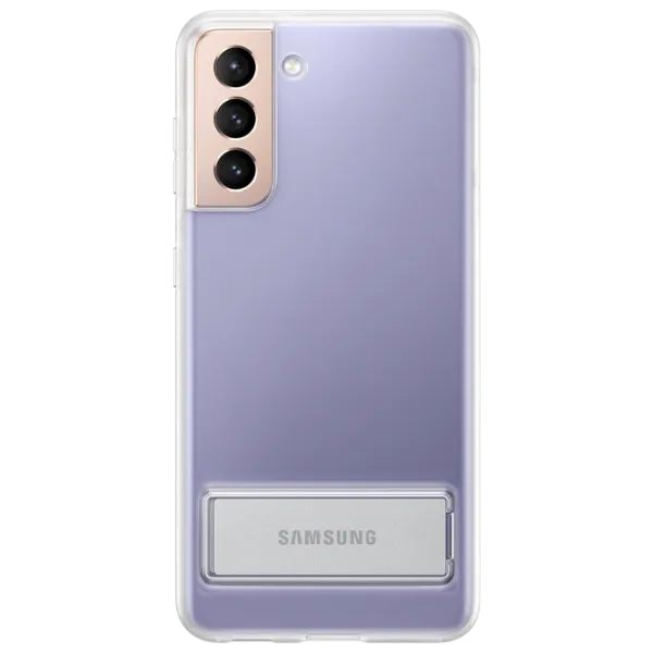Чехол для смартфона Samsung Galaxy S21 Samsung/ Standing Cover/ Poliuretan/ Policarbonat/ Прозрачный photo 1