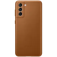 Husă pentru smartphone Samsung Galaxy S21+ Samsung/ Back/ Piele/ Brown