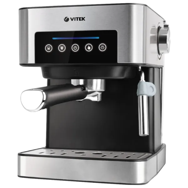 Кофеварка Vitek VT-1508 Рожковая/ 1.6 l/ Нержавеющая сталь photo 1