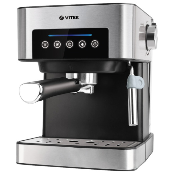 Кофеварка Vitek VT-1508 Рожковая/ 1.6 l/ Нержавеющая сталь photo 1