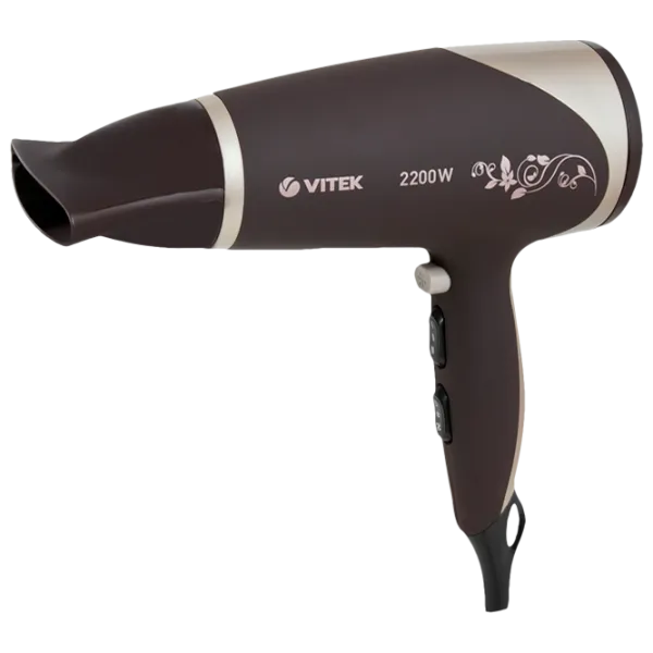 Uscător de păr Vitek VT-2327 2200 W / Brown photo 1