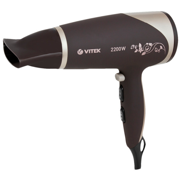 Uscător de păr Vitek VT-2327 2200 W / Brown photo 1