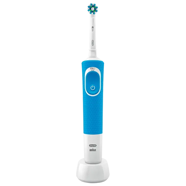 Зубная электрощетка Braun Vitality 100 Cross Action 3D/ Синий photo 1 Зубная электрощетка Braun Vitality 100 Cross Action 3D/ Синий photo 1