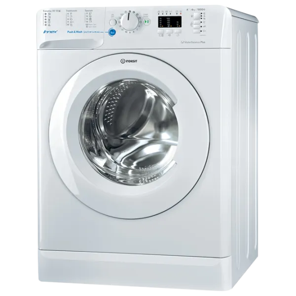 Mașină de spălat Indesit BWSE 61052 W UA 6 kg / 1000 rpm / White photo 1