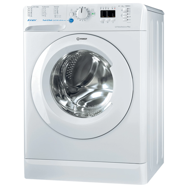 Mașină de spălat Indesit BWSE 61052 W UA 6 kg / 1000 rpm / White photo 1