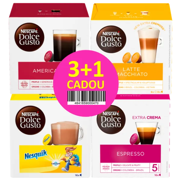 Кофе Nescafe Dolce Gusto 3+1 Капсулы/ 16 капсул photo 1