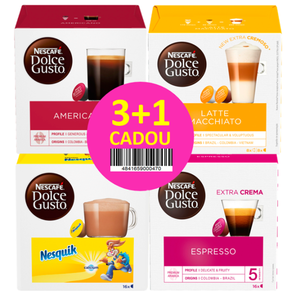 Кофе Nescafe Dolce Gusto 3+1 Капсулы/ 16 капсул photo 1