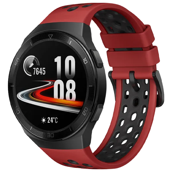 Ceas inteligent Huawei GT2e 1.39"/ Black Red photo 1