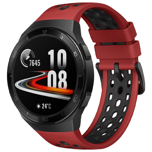 Ceas inteligent Huawei GT2e 1.39"/ Black Red photo 1