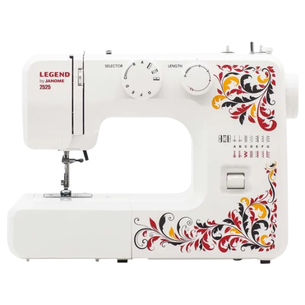 Mașină de cusut Janome Legend 2525 Electromecanică/ White photo 1