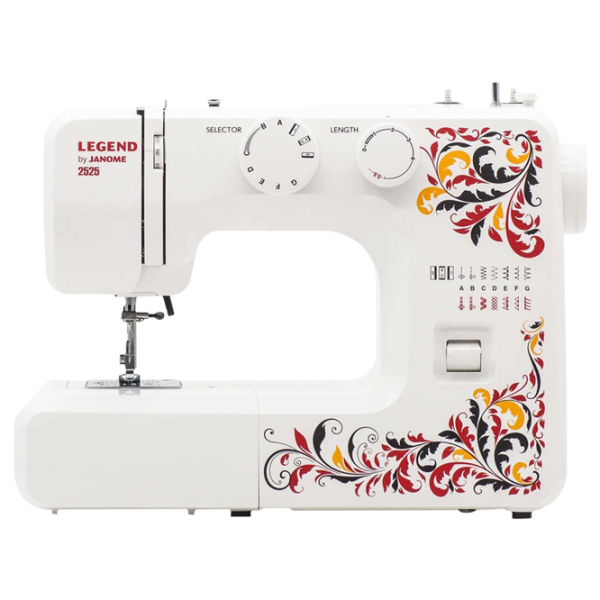 Mașină de cusut Janome Legend 2525 Electromecanică/ White photo 1