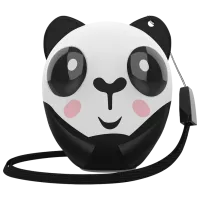 Портативная колонка Hiper Zoo Music Panda 3 Вт/ Белый/ Чёрный