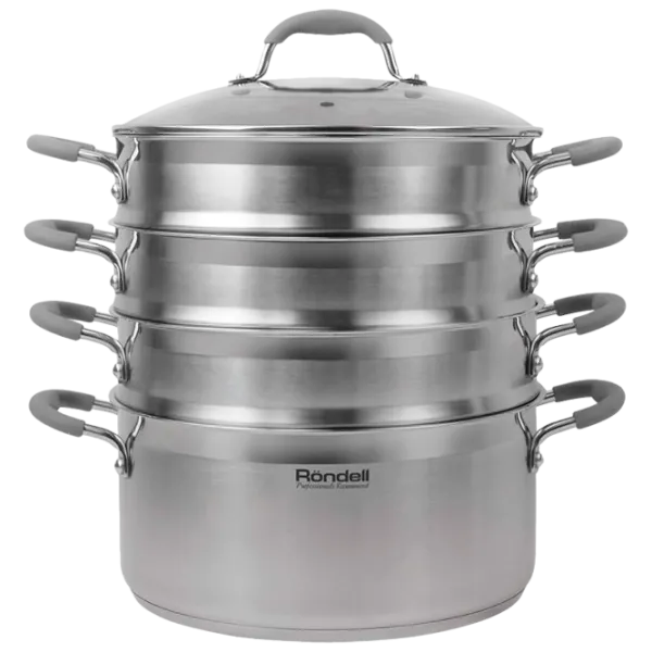 Aparat de gătit cu aburi Rondell RDS-1103 Silver photo 1