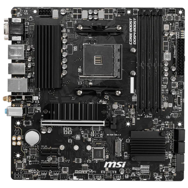 Материнская плата MSI B550M PRO-VDH WIFI mATX/ AMD B550 photo 1 Материнская плата MSI B550M PRO-VDH WIFI mATX/ AMD B550 photo 1