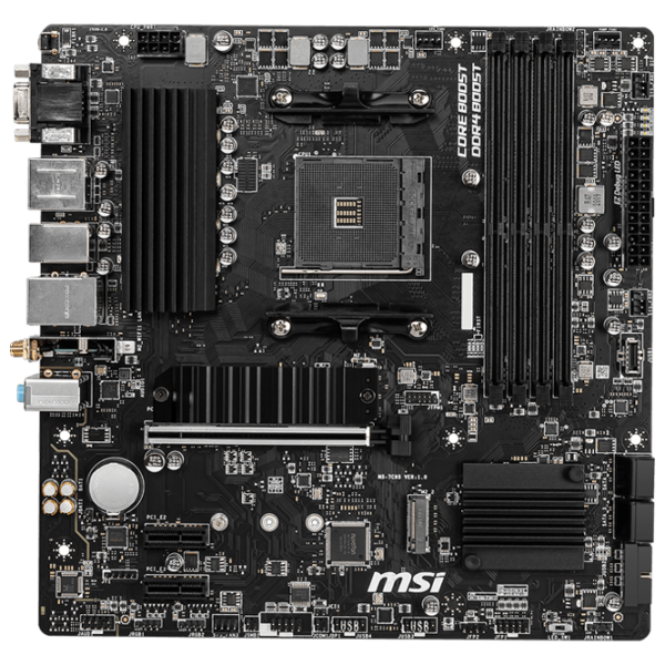 Материнская плата MSI B550M PRO-VDH WIFI mATX/ AMD B550 photo 1 Материнская плата MSI B550M PRO-VDH WIFI mATX/ AMD B550 photo 1
