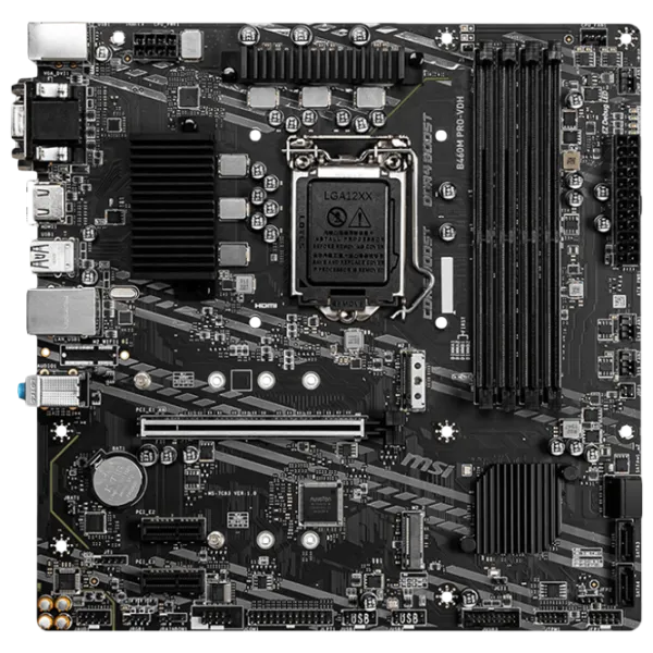Placă de bază MSI B460M PRO-VDH mATX/ intel B460M photo 1
