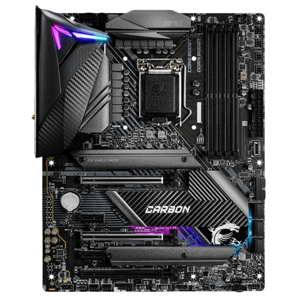Placă de bază MSI MPG Z490 GAMING CARBON WIFI ATX/ Intel Z490 photo 1