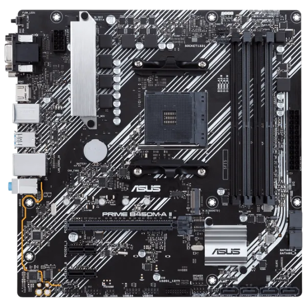 Материнская плата Asus PRIME B450M-A II mATX/ AMD B450 photo 1