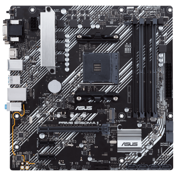Материнская плата Asus PRIME B450M-A II mATX/ AMD B450 photo 1