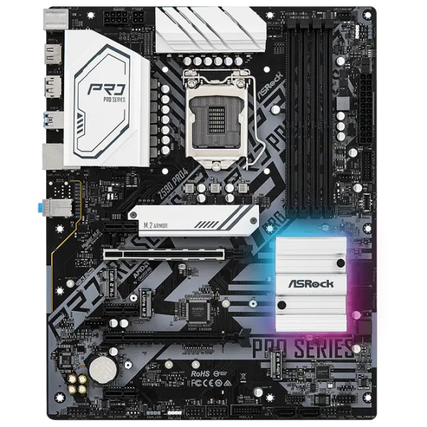 Материнская плата ASRock Z590 PRO4 ATX/ Intel Z590 photo 1