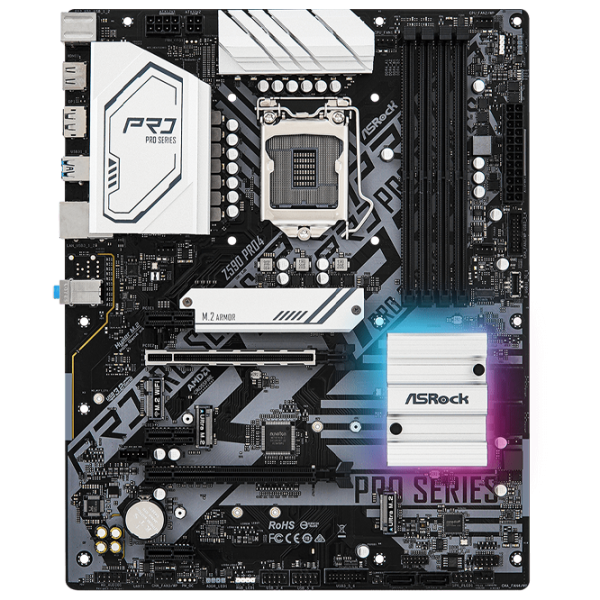 Материнская плата ASRock Z590 PRO4 ATX/ Intel Z590 photo 1
