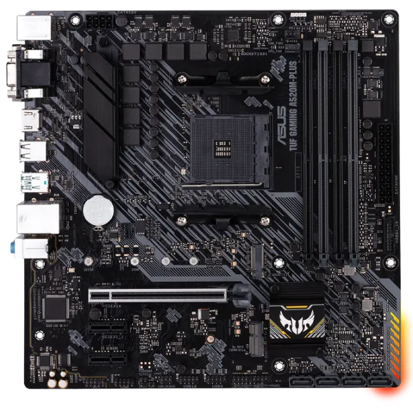 Placă de bază Asus TUF GAMING A520M-PLUS mATX/ AMD A520M photo 1