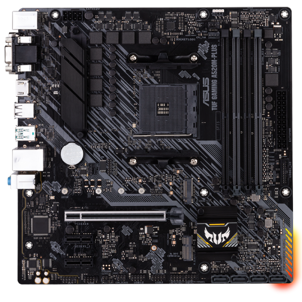 Placă de bază Asus TUF GAMING A520M-PLUS mATX/ AMD A520M photo 1