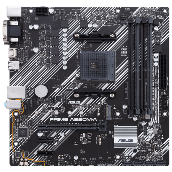 Материнская плата Asus PRIME A520M-A mATX photo 1 Материнская плата Asus PRIME A520M-A mATX photo 1