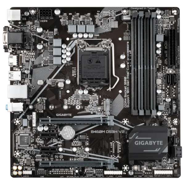 Материнская плата Gigabyte B460M DS3H V2 1.0 mATX/ intel B460M photo 1