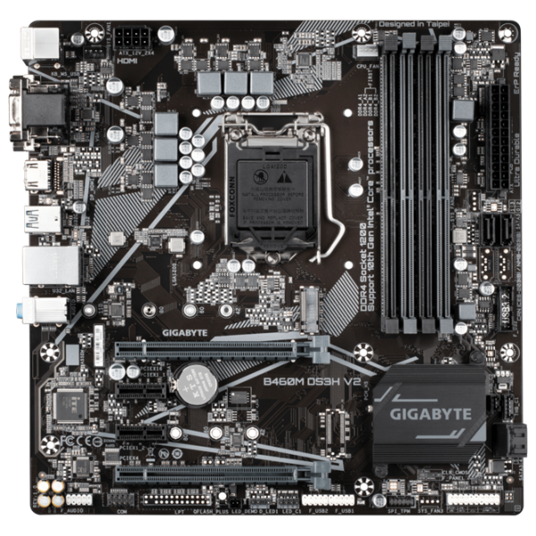 Материнская плата Gigabyte B460M DS3H V2 1.0 mATX/ intel B460M photo 1