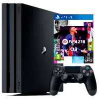 Sony Playstation 4 PRO + FIFA 21 / Черный