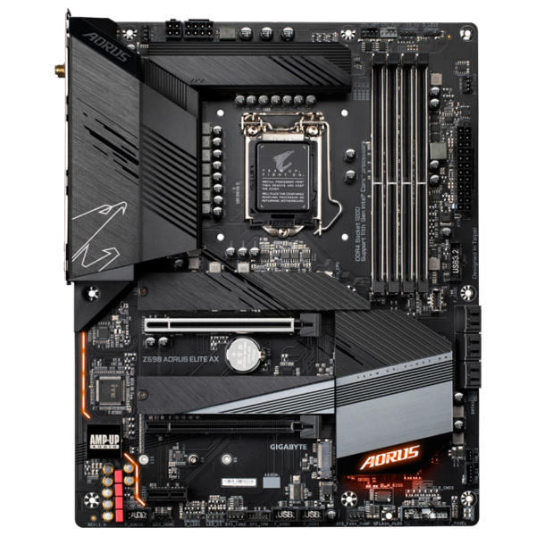 Материнская плата Gigabyte Z590 AORUS ELITE AX 1.0 ATX/ Intel Z590 photo 1