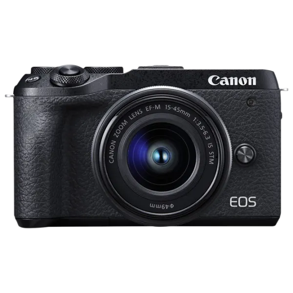 Фотоаппарат Canon EOS M6 II 15-45 IS STM KIT Kit CMOS/ Черный photo 1 Фотоаппарат Canon EOS M6 II 15-45 IS STM KIT Kit CMOS/ Черный photo 1