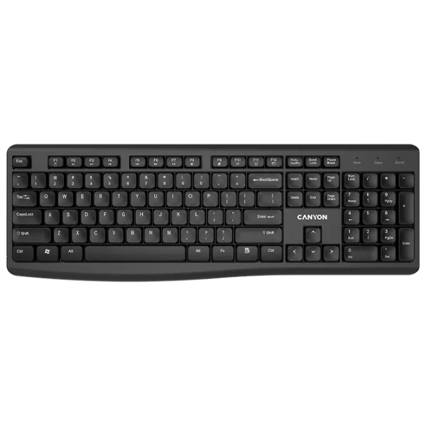 Клавиатура Canyon KB-W50 Беспроводные / Черный photo 1
