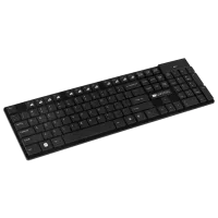 Клавиатура Canyon HKB-W2 Беспроводные/ Черный