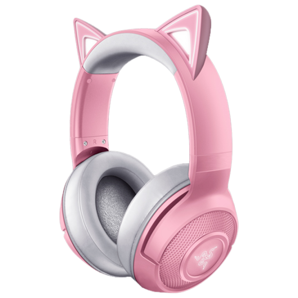 Căști Razer Kraken Quartz Kitty Edition BT White Pink Fără fir/ Personal photo 1
